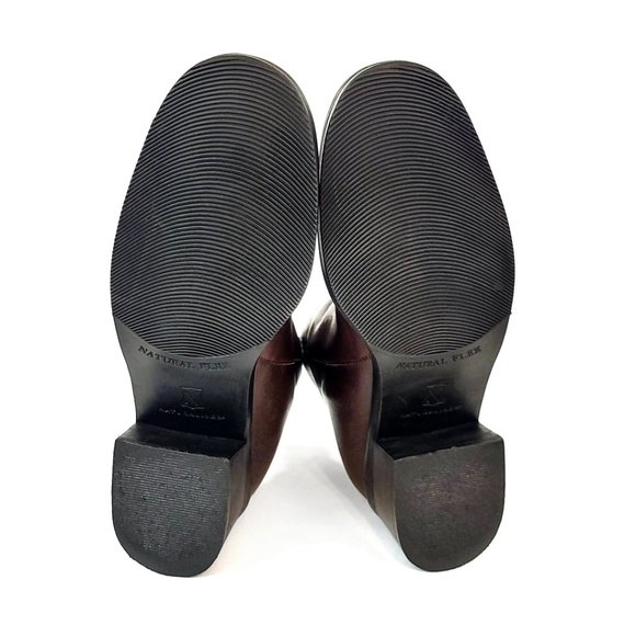 Naturalizer Brown Leather Ankle Boot Vintage 80s - Picture 5 of 13